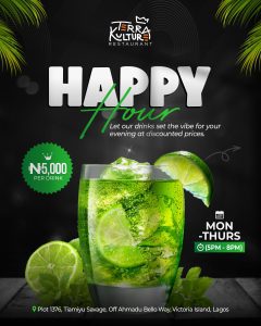 Terra Kulture food & experiences Happy Hour
