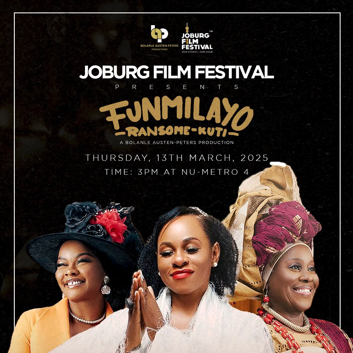 joburg_frk_festival_poster Jo’burg Film Festival poster for Funmilayo Ransome‑Kuti screening, illustrating global reactions to Funmilayo Ransome‑Kuti.
