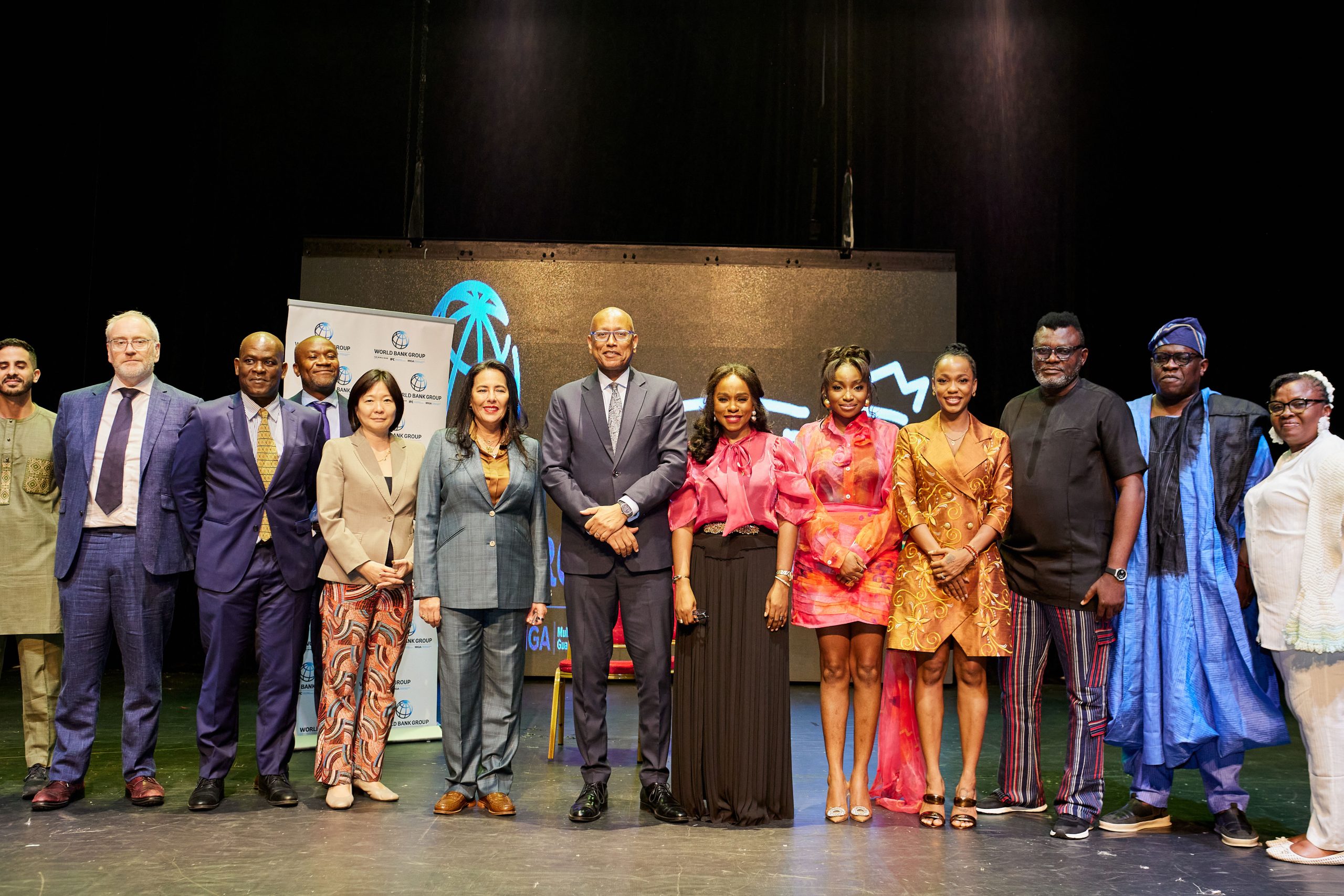 Terra Kulture x IFC Partnership Bolanle Austen-Peters and IFC VP Ethiopis Tafara at the partnership signing