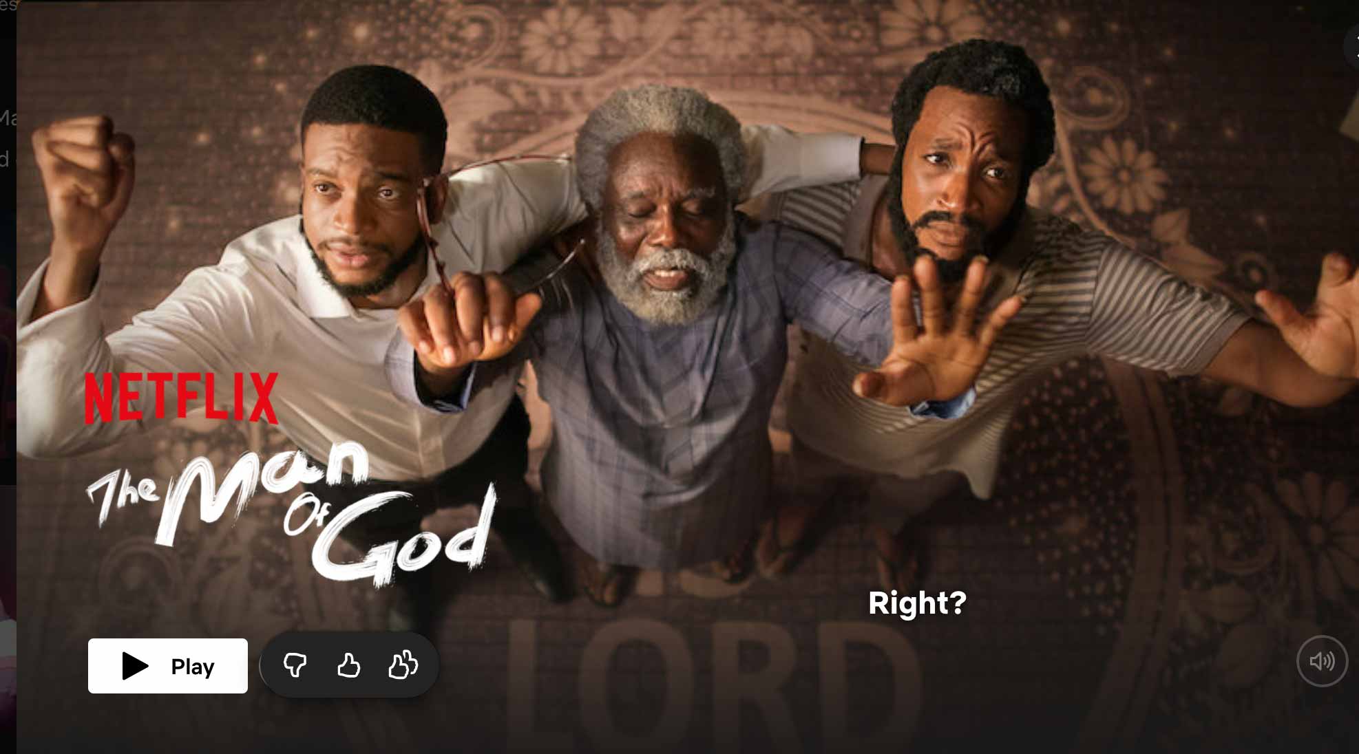 The Man of God Poster